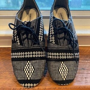 Osborn Cotton Upper Oxfords Women's US 8.5 EUR 39 Handmade in Guatemala